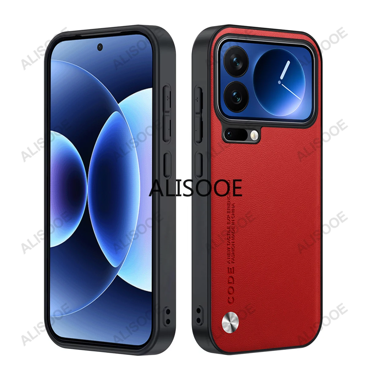 Luxury Fiber Texture PU-Leather Protective Case Cover