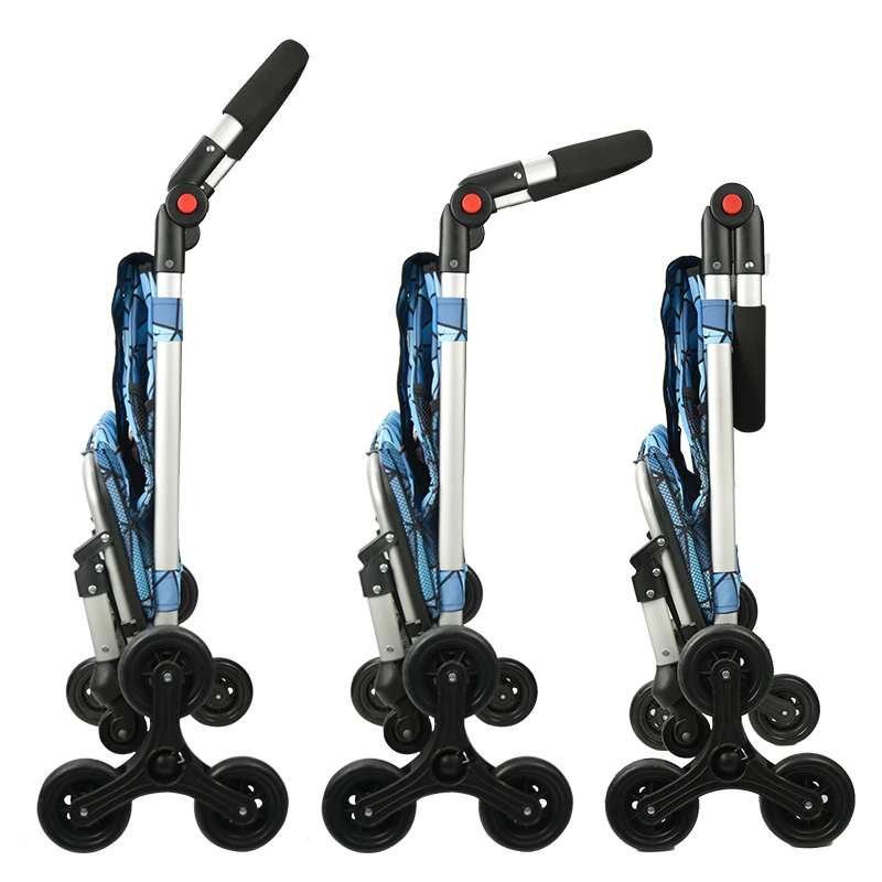Shopping cart artifact shopping cart small climbing stairs folding portable trolley home