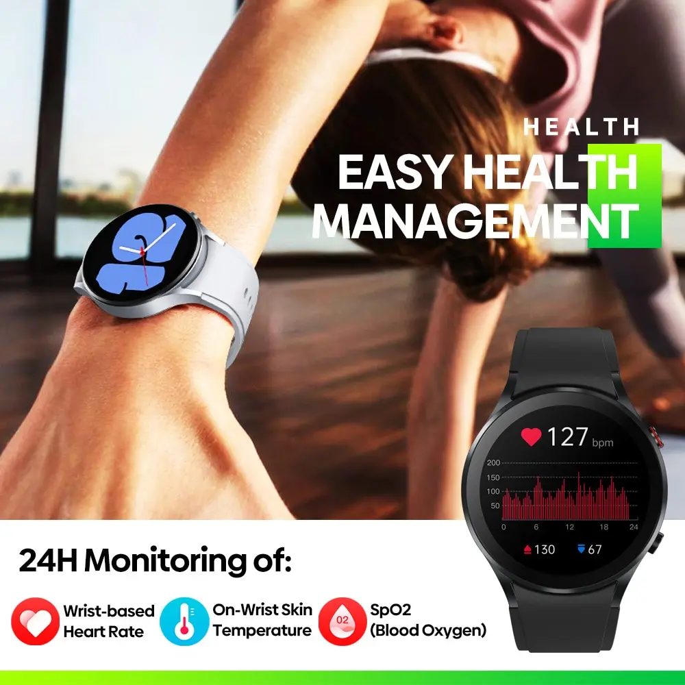 Zeblaze GTR 3 Smart Watch 70 Sports Modes Voice Calling Wrist Temperature Watch Faces Women Men
