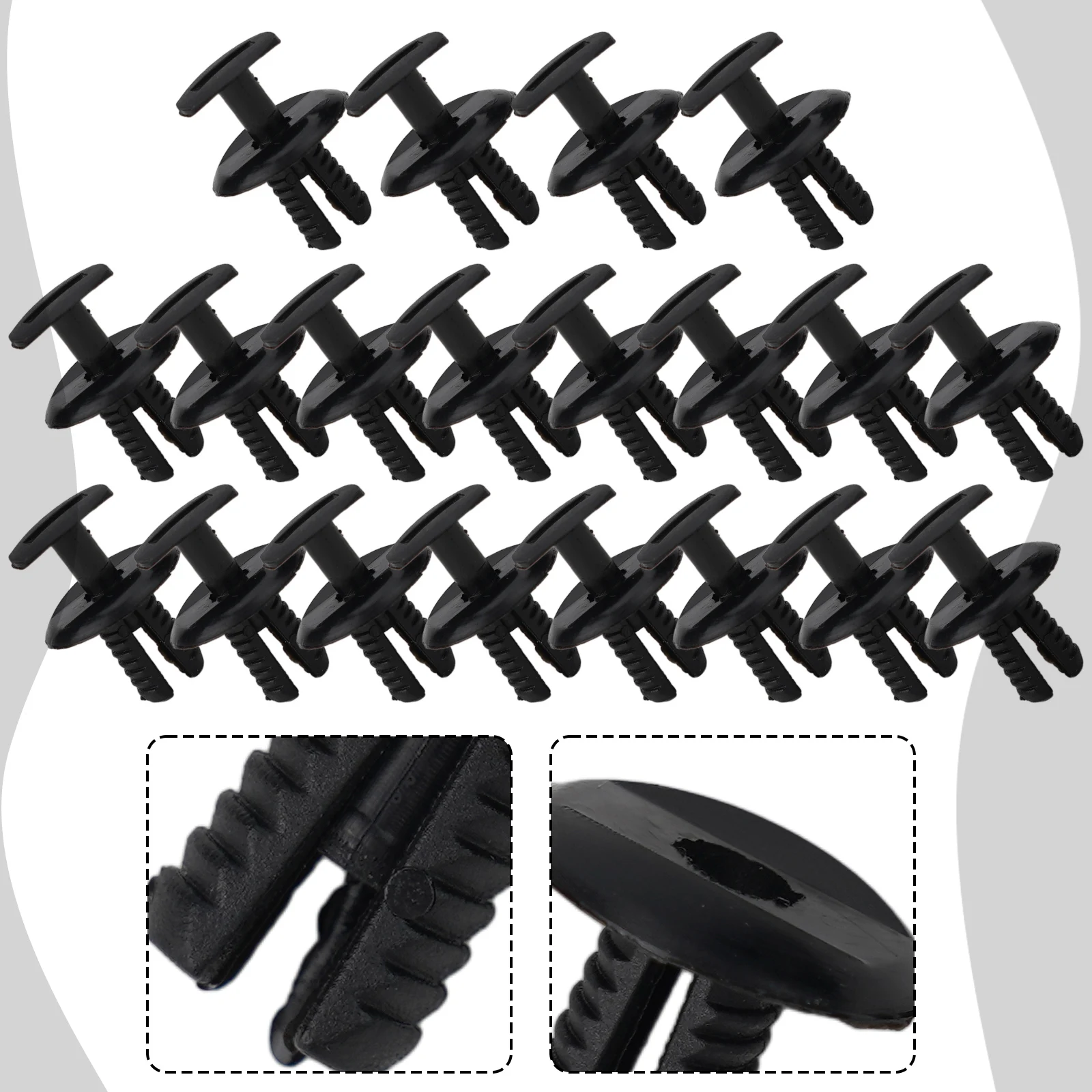 

FOR Mercedes A 0009913940 Clips 20mm Collar Black Door Trim Clips For Mercedes Lining Trim Plastic High Quality
