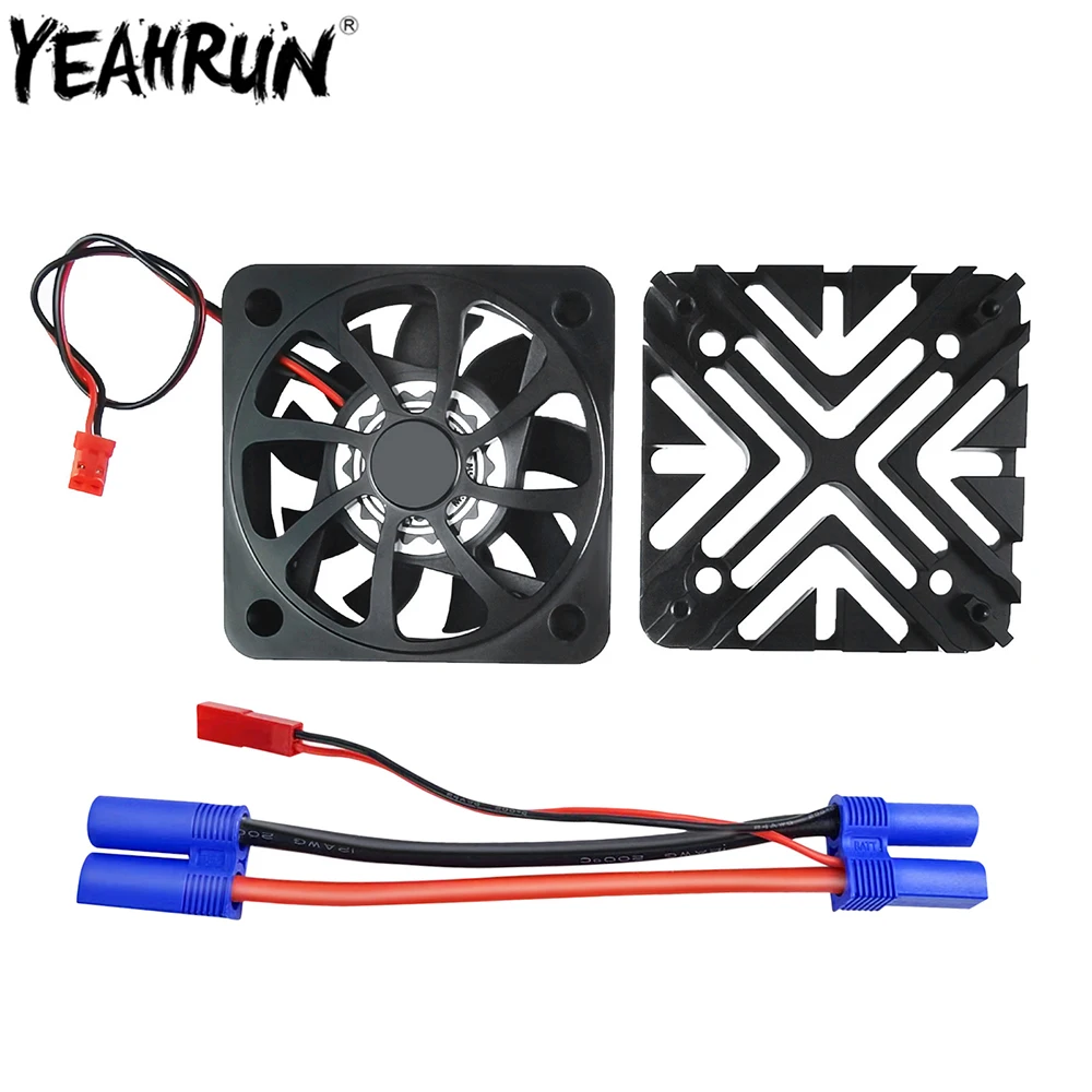 

YEAHRUN металлический радиатор с охлаждающим вентилятором для 1/5 KRATON 8S RC Гусеничный автомобиль, обновленные детали