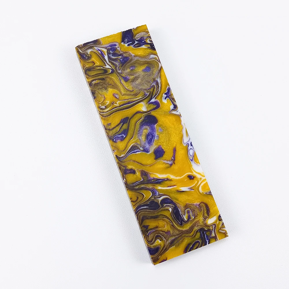 2pieces C-Tek Material for DIY Knife Handle Material Plate Resin Compound Material Pattern Slingshot Handle Material 120x40x8mm