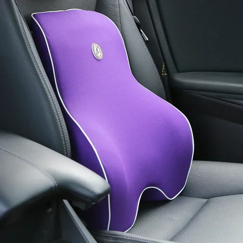  Cojín lumbar de coche para respaldo y reposacabezas de cuello,  cojín de espuma viscoelástica con alivio del dolor de espalda para A/B/C  E/G/S/V-Class CL CLA CLK CLS GL GLA GLC GLE