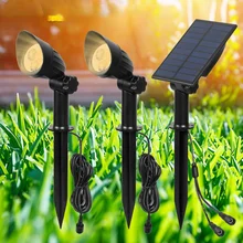 

Spotlight One for Two Home Courtyard Lawn Lamp Led Small Street Light Solar Outdoor Light