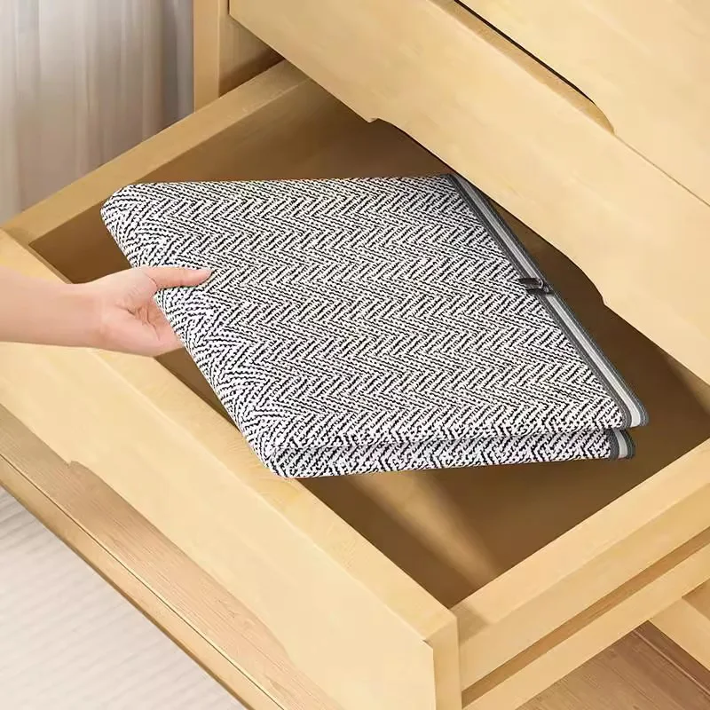 Foldable Clothes Storage Bag Visual Quilt Organize Cases Waterproof Large Capacity Clothing Pack Bag Pillow Down Coat Organize 3