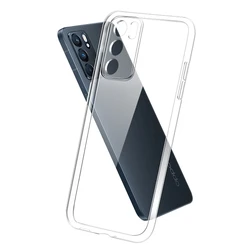 Transparent Soft TPU Lens Protective Back Cover - Clear Phone Case for Reno 6 Pro Plus 5G (Clear)