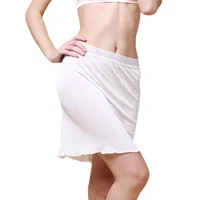Jupe GojSlip Double Face avec Garniture en Dentelle pour Femme, Été 1