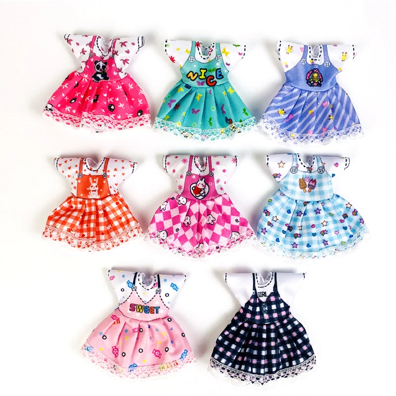 

16cm Doll Clothes For 1/12 BJD Ob11 Doll Dress Up Dress Outfit Girls Toys Gift