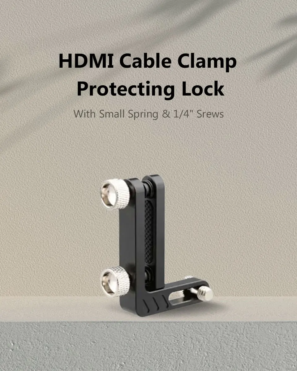 Universal Adjustable Cable Clamp HDTV Clamp Protecting Lock With Small Spring &