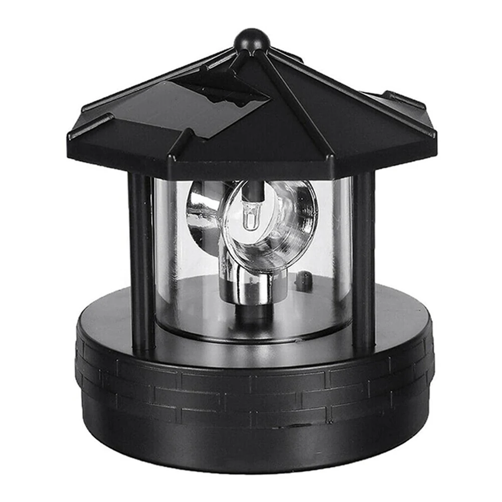 

Solar Rotating Lighthouse LED Solar Lights 360-degree Rotating Landscape Lamp Beacon Beam Lamp For Garden Yard Street Light