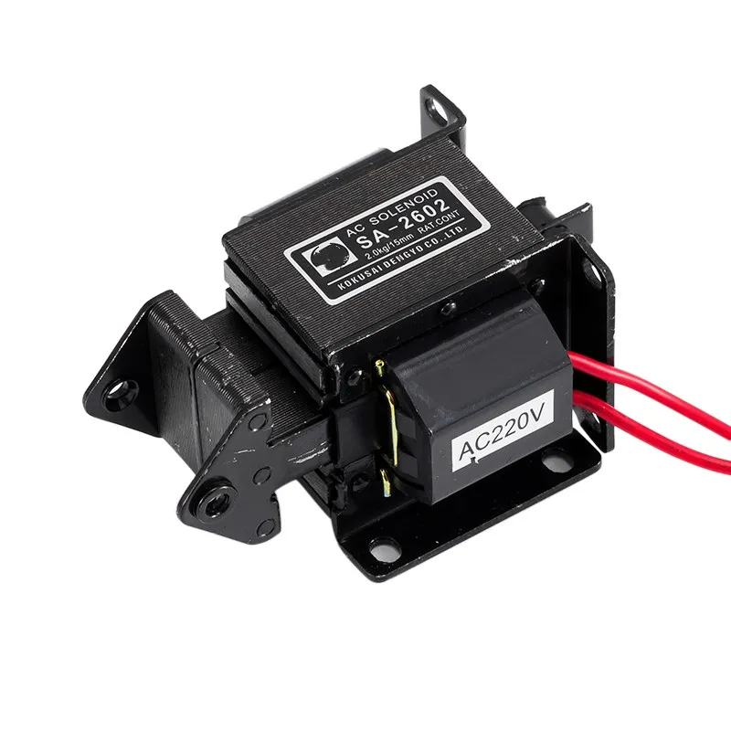 (1) Sa-2602 220V 110V Corsa 15Mm Ac Tractive Solenoide Elettromagnete 2Kg 20N Force