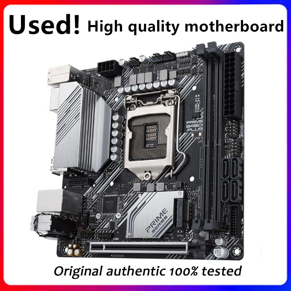 Per Prime B460I-Plus Originale Usato Desktop Intel B460 64Gb Ddr4 Scheda Madre Lga 1200 I7/I5/I3 Usb3.0 Sata3