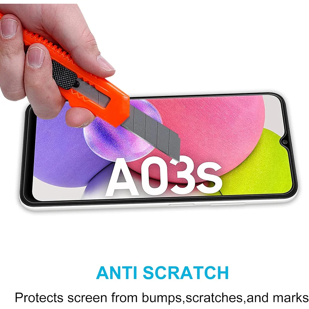 3PCS gehärtetes Glas für Samsung Galaxy A02 A22 4G A32 5G A72 Displayschutzfolie auf Samsung A03 A23 A33 A53 A04 A14 A24 A15 Glas – Detail 4