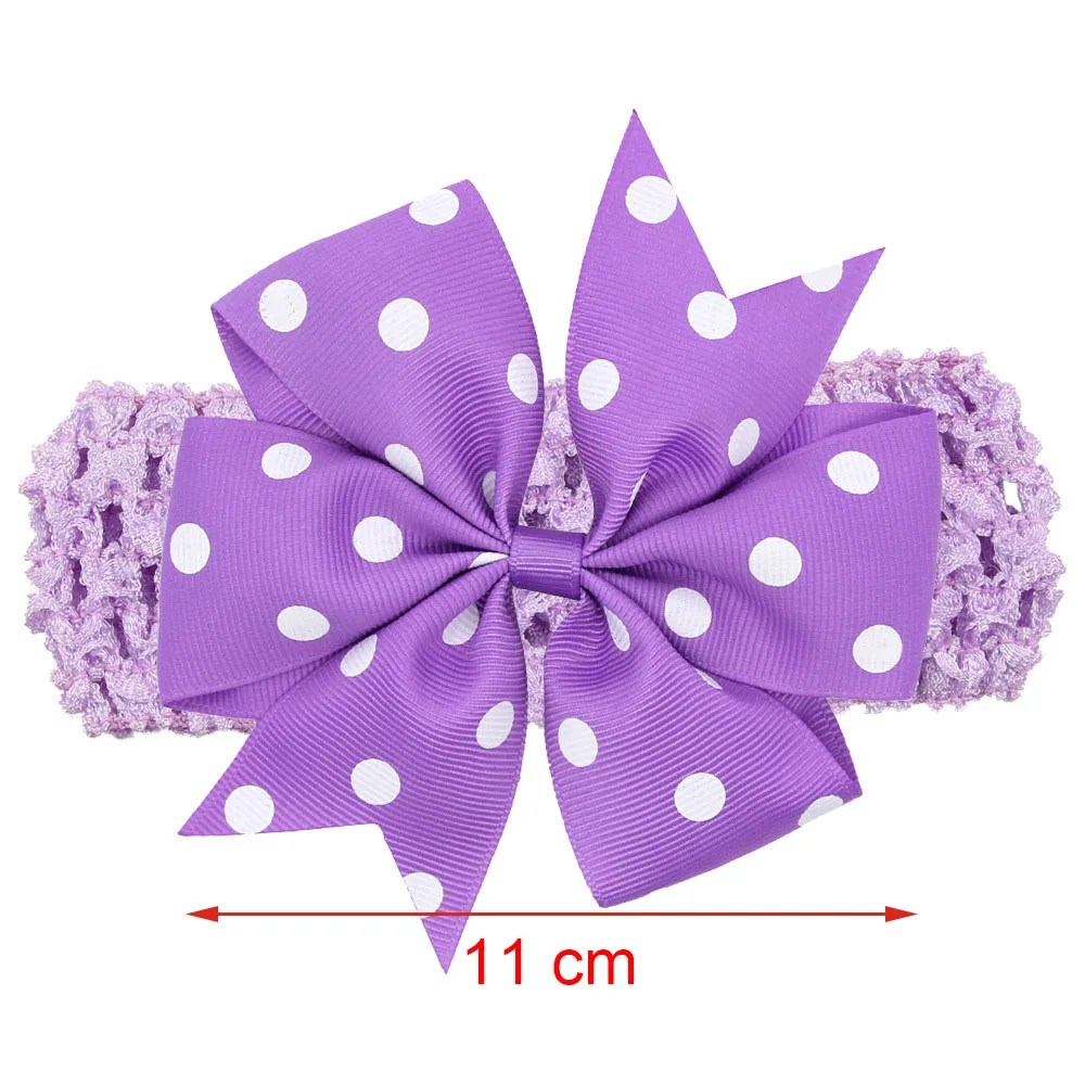 baby girl headband Infant hair accessories band bows Headwear Dot Newborn Children Gift Toddlers Ribbon newborn cloth Bowknot hair accessories hair headband accessories baby headband set