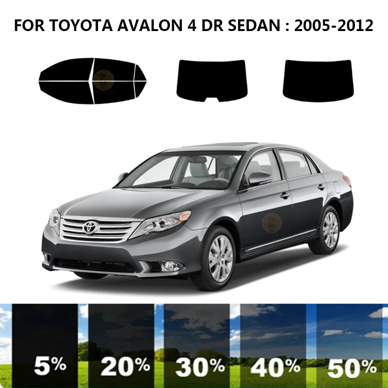 

Precut nanoceramics car UV Window Tint Kit Automotive Window Film For TOYOTA AVALON 4 DR SEDAN 2005-2012