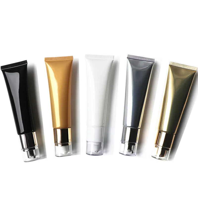 

Wholesale 50g/ml Cosmetic Vacuo Soft Tubes Cream/Lotion Bottle BB Bream Tube Sunscreen Bottle Hot Sale Refillable Tubes