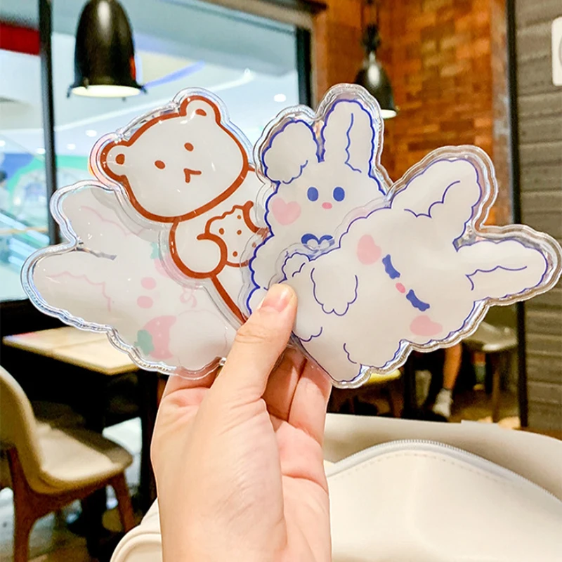 1PC PVC Cute Gel Hand Warmer Portable Self-heating Instant Heat Hand Warmer Reusable Lightweight Instant Heat