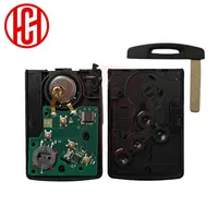 PCF7941 ID46 ชิป 433Mhz 4 ปุ่มสมาร์ทการ์ดรีโมทคีย์สําหรับRenault Megane 3 Laguna 3 Scenic 3 2009-2015 กุญแจรถ 4