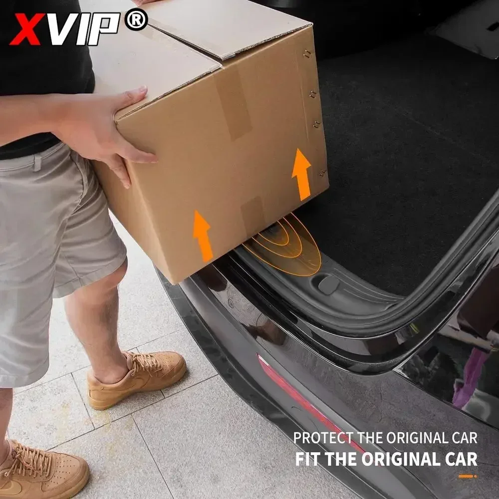 XVIP TPE 트렁크 펜더 보호, 테슬라 모델 Y 2021-23 용, 문턱 충돌 방지 스티커, 스크래치 방지 매트, ABS 사이드 코너 패드