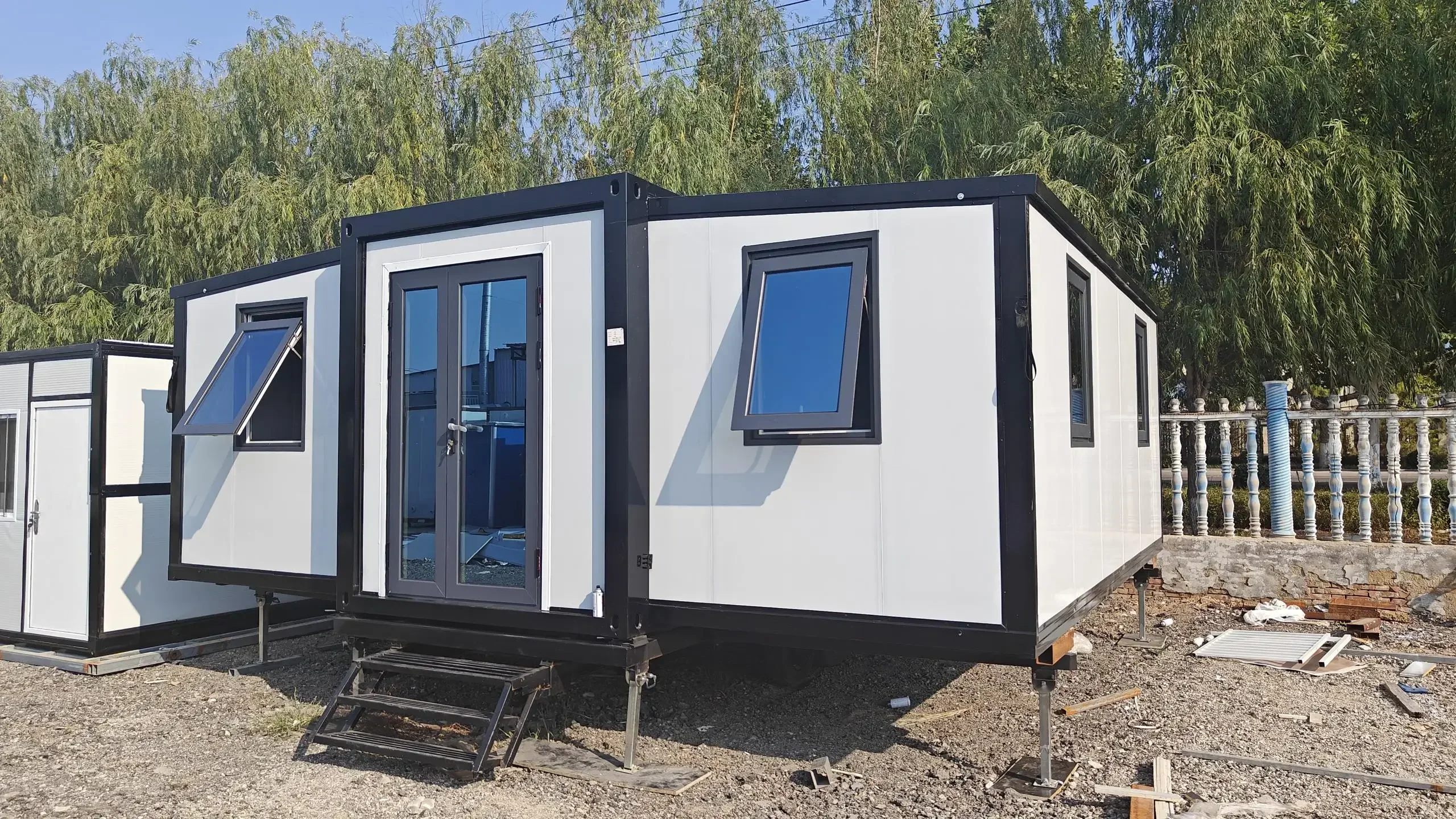 3 Contenitore Pieghevole All-In-One Struttura In Acciaio Casa Modulare