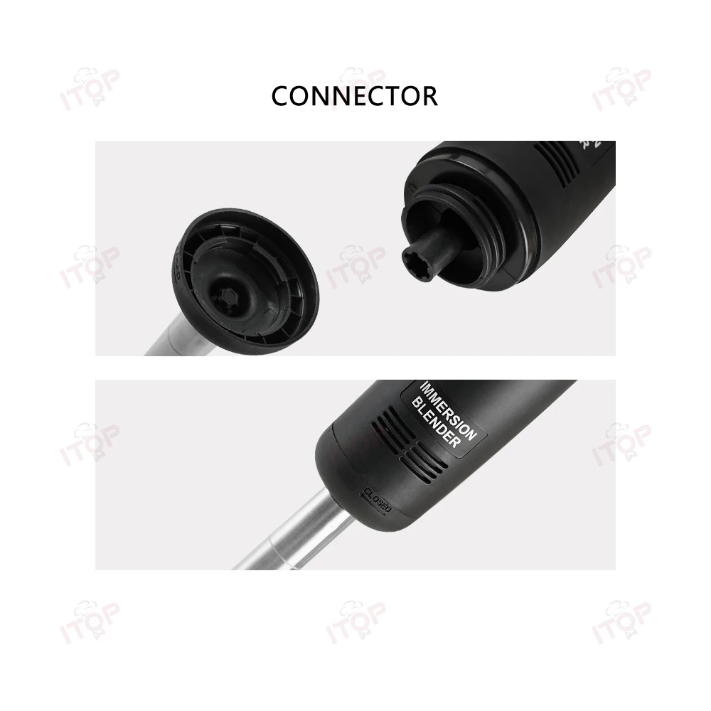 ITOP 270W Immersion Blender Commercial Mixer Handheld Food Mixer Optional Whisk Egg Beater 110V 220V Fixed Speed/Variable Speed 5