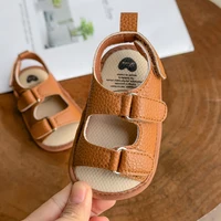 Baby Boys Girls Summer Sandals Closed-Toe Infant Soft Rubber Sole Outdoor Shoes for Toddler First Walkers 6