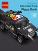 Cartoon Piggy Bank Toys Smart Music Password Fingerprint Banknote Car Coin Bank Toy Pretend Play Saving Money Box Kids Boys Gift 2