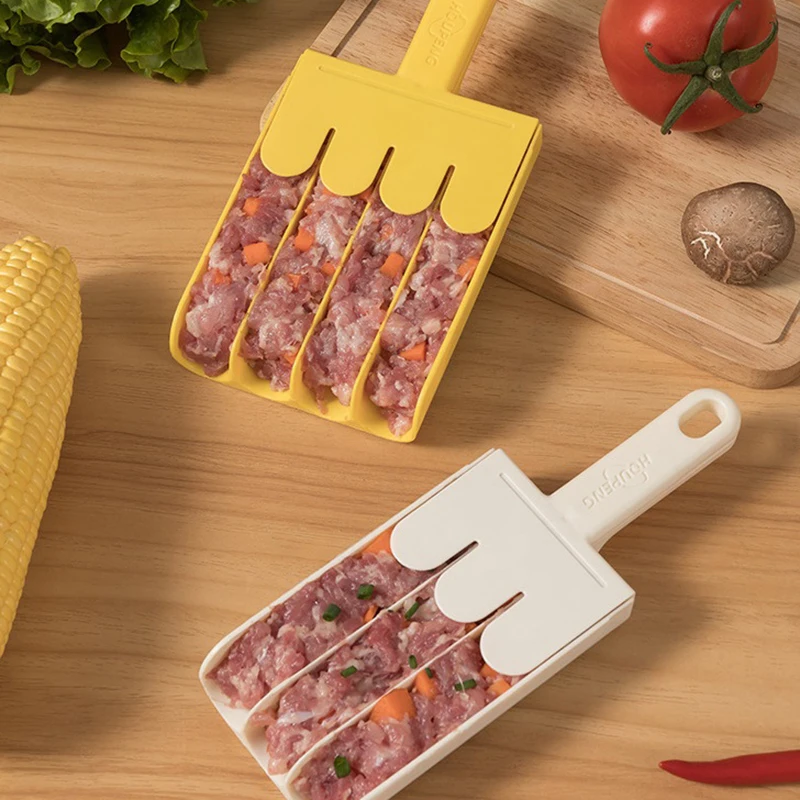 Meatball Maker Upgraded Pushing Non Stick Stuffed Meat Ball Shaping Cooking Scoop Food-grade PP Material Kitchen Supplies