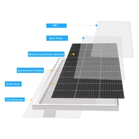 Chargeur de baie de Panneau Solaire 12V 120W |  panneaux solaires 240W | Panneau Monocristallin 360W | 480W | 600W | 720W | 1200W | kit panneau solaire charge RV bateau maison Solaire, Jardin, Camping-Car, Bateau et 4