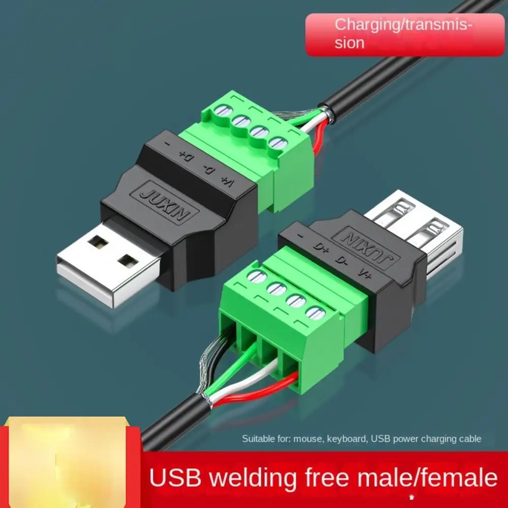 USB 2.0 Type A 4-Pin Screw Terminal Adapter