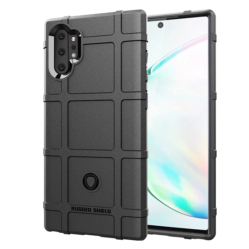 Custodia Protettiva Antiurto Per Samsung Galaxy Note10 Plus Custodie In Silicone Per Galaxy Note 10 Plus 5G Armatura Cover Morbida Opaca Pesante