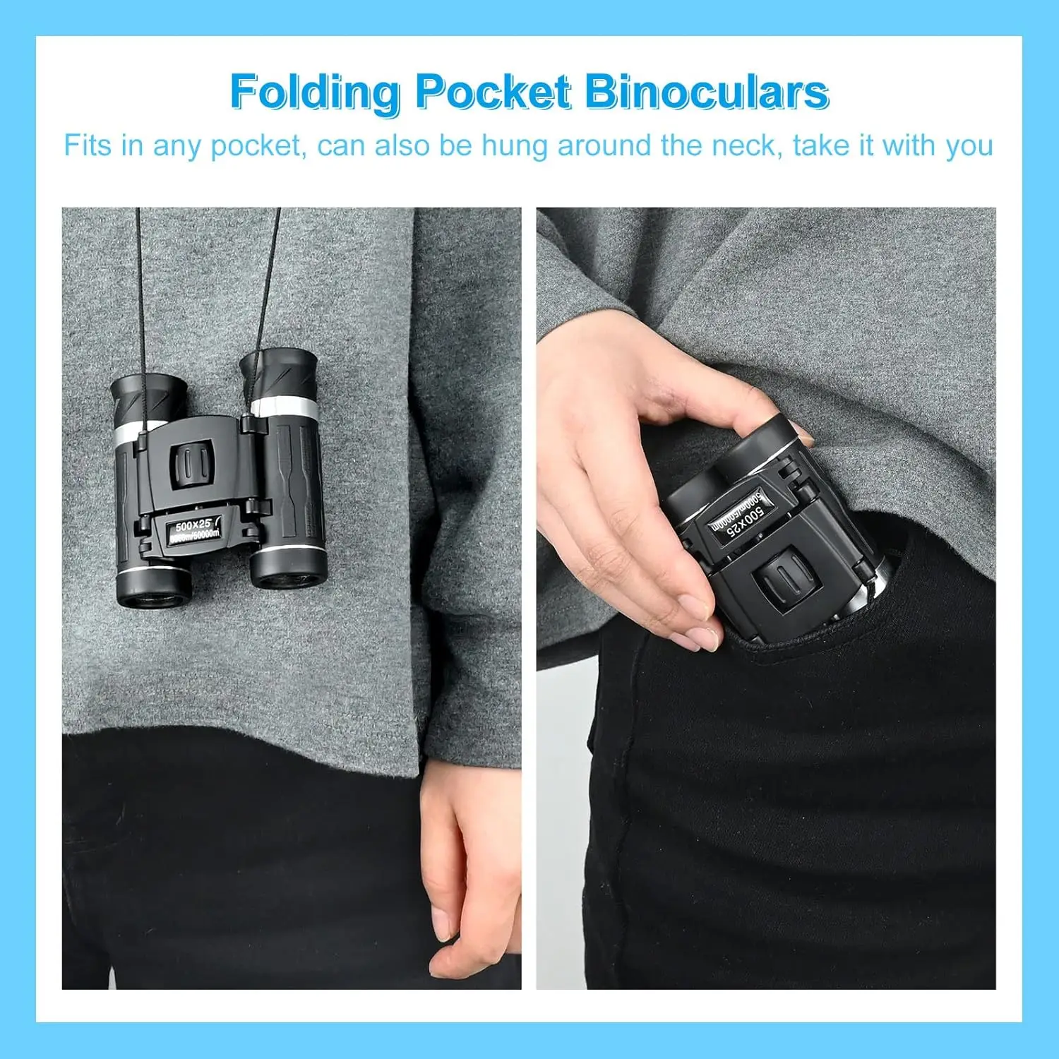 5000M/50000M Portable Binoculars 5