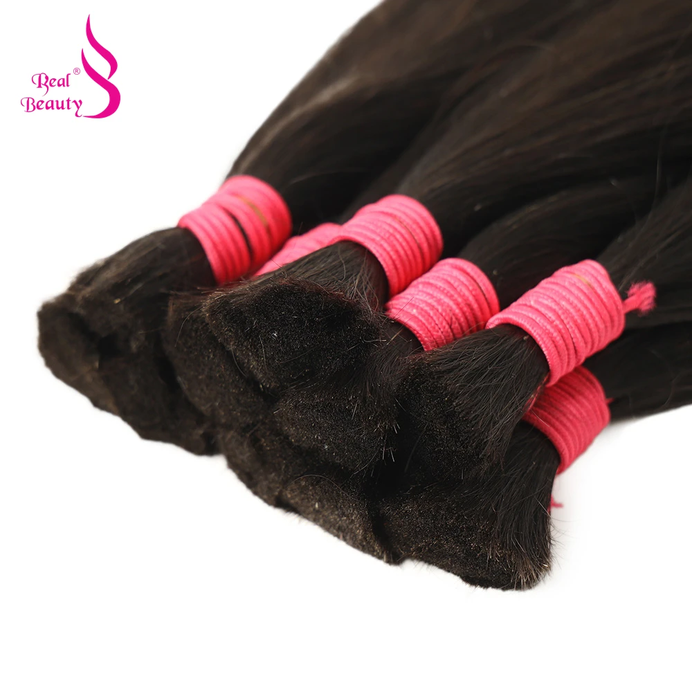 Human Braiding Hair No Weft Bulk Hair Bundles 100% Vietnam Virgin Human Hair 50g 100g Natural Straight Black Brown 45-70cm 1