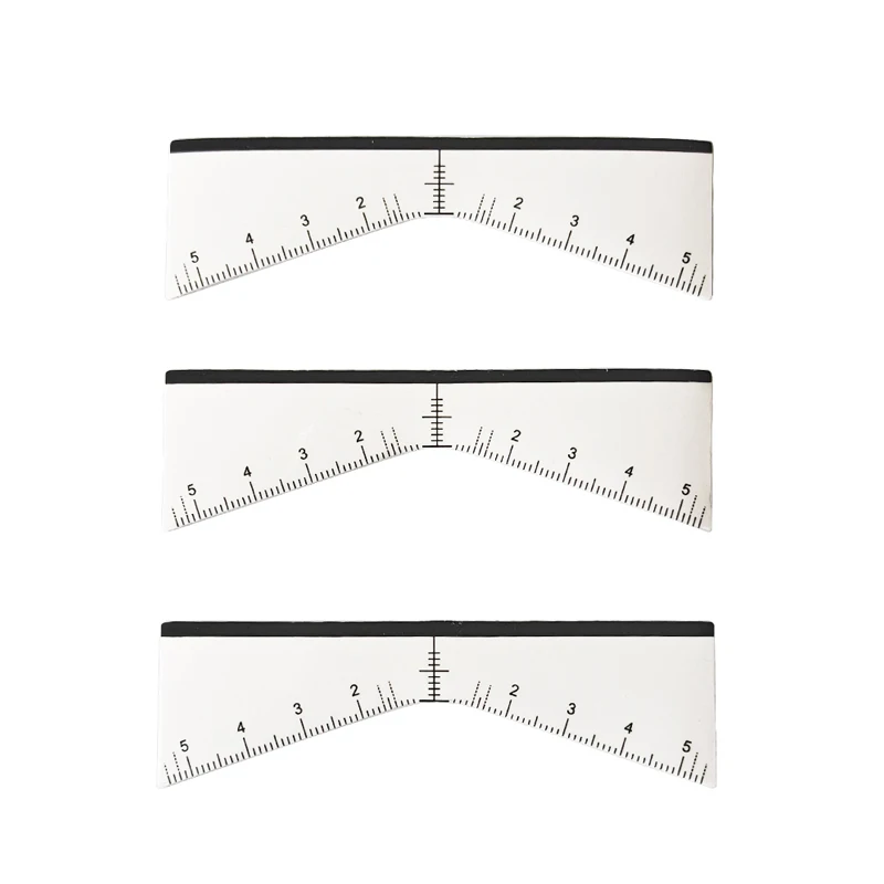 Disposable Microblading Eyebrow Stencil Sticker Brow Guide Eyebrow Shaping Tool PMU Makeup Accessories Brow Shape Tape 25pcs/bag