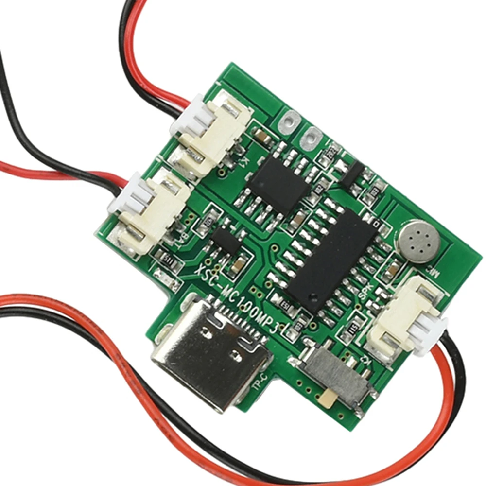 Handgefertigtes DIY-Audio-Aufnahmemodul mit Typ-C-Anschluss, 8M Kapazität, MP3-kompatibel, Ein-Tasten-Aufnahme & Wiedergabe für Grußkarten – Detail 8