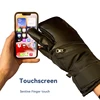 Men Women Teens Winter Warm Skiing Gloves Water Repellent Thickened Warm Touch Screen Five Fingers Mittens for Ski&Snowboard 4