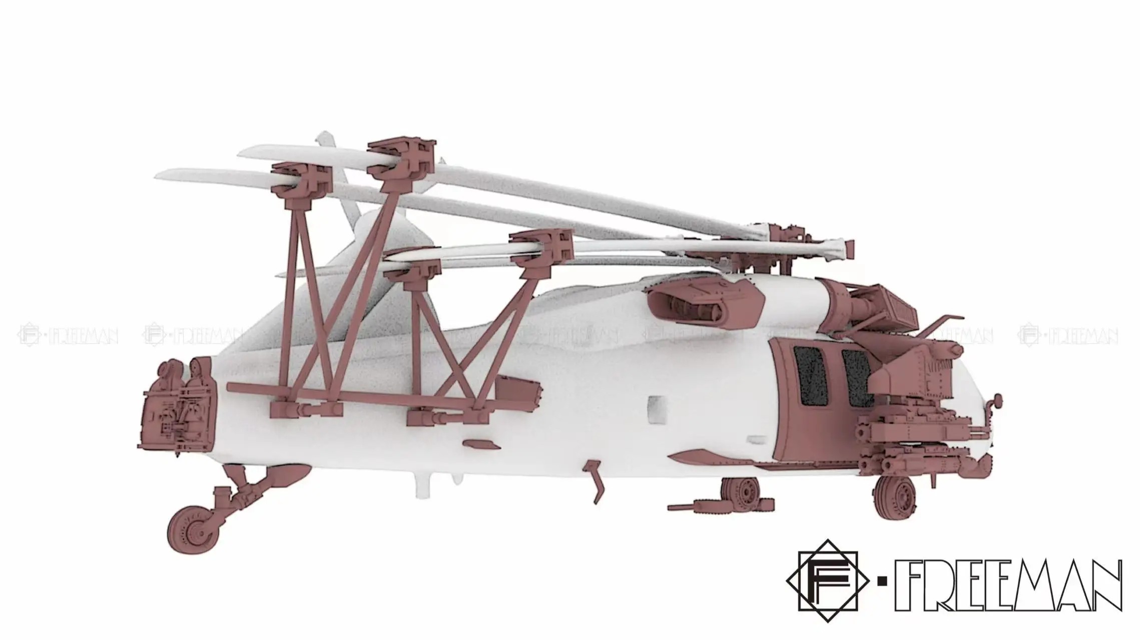 FAB FA7201 1/72 Transformation Set For SH-60B/SH-60F to MH
