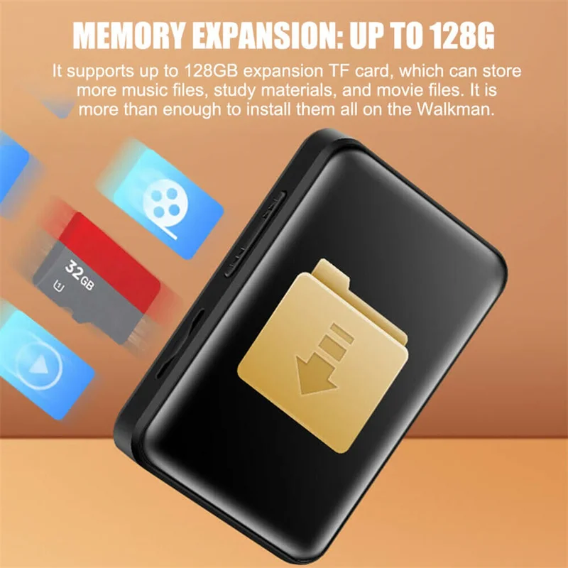 Portable Bluetooth MP3 Player with Touch Screen and FM Radio