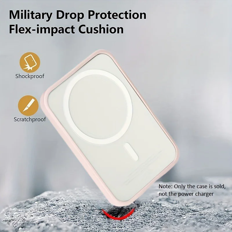 Magnetic External Battery Protective Case for Portable Power Bank