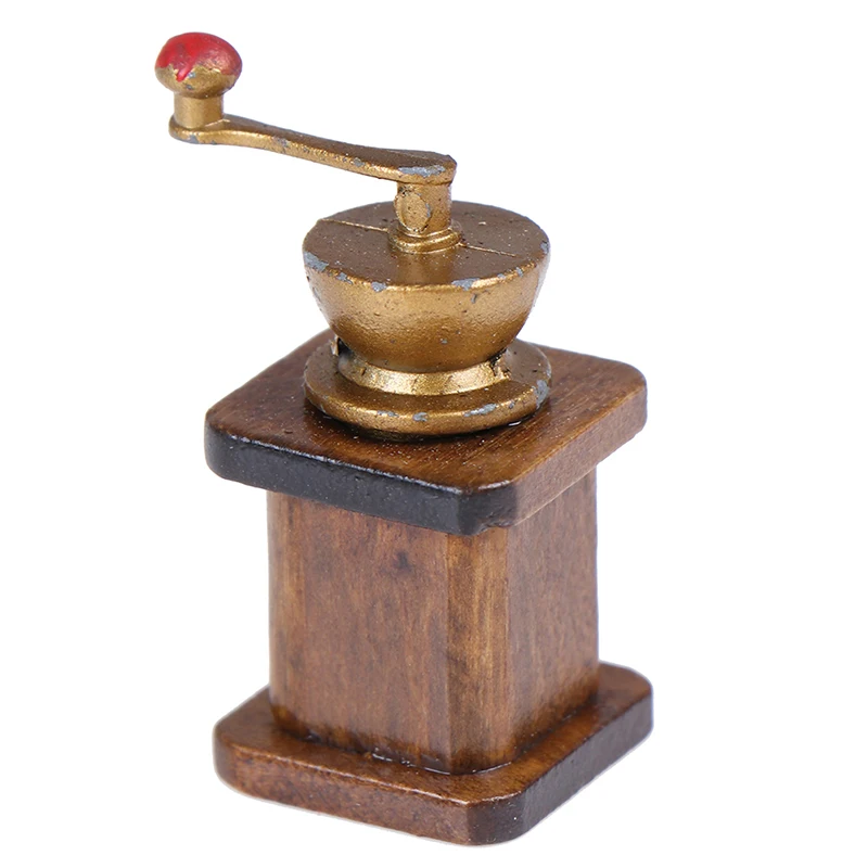 1Pc 1/12 Miniature Dollhouse Rice Cooker Coffee Machine Bread Machine Meat Roaster Simulation Kitchen Appliance Accessories Toy