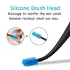 Double Silicone Soft Head Rotary Screw Earpick Ear Picking Tool Massage Ear Cleaner Earscoop Rod 1