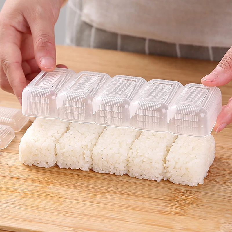 Rice Ball Mold Sushi Mold Japanese Nigiri Sushi Mold Rice Ball Non-stick Pressure Storage Box Lunch Box Lunch Tool DIY Kitchen