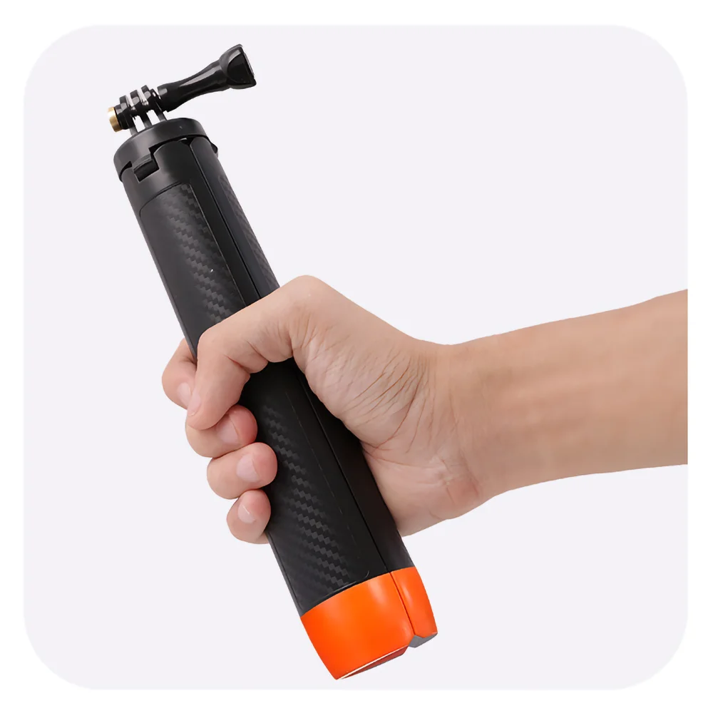 Floating Grip Handle Tripod Waterproof Pole Monopod for GoPro Hero 13 12 11 10 9 8 5 SJCAM AKASO insta360 DJI OSMO Action Camera