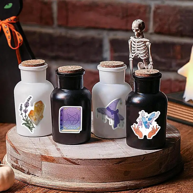 Potion Labels Halloween Decoration Halloween Stickers Potion Label Bottle Decals Vintage Stickers For Family