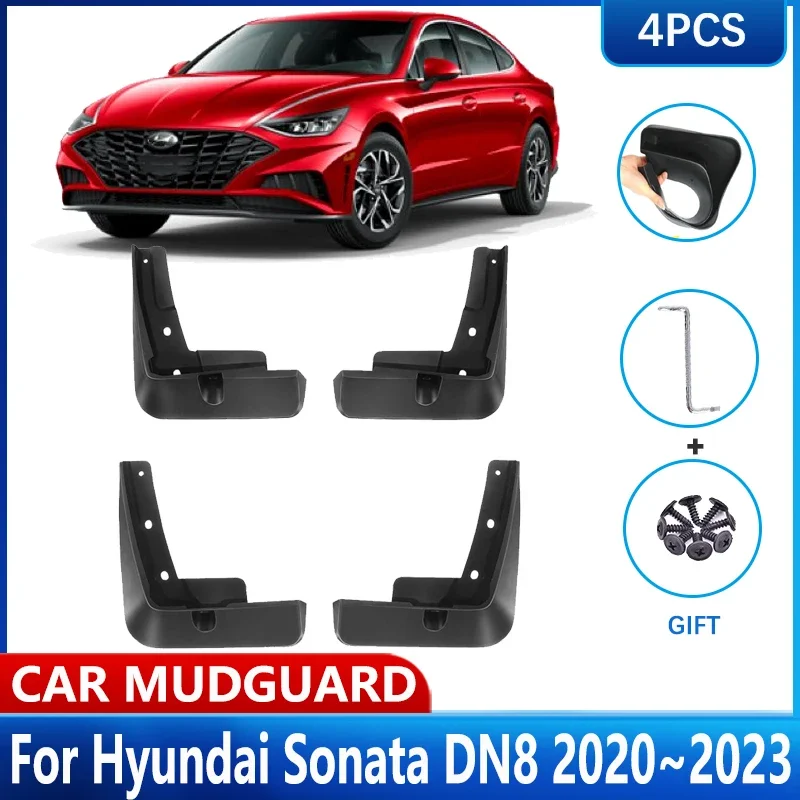 4x Car Mud Flap For Hyundai Sonata DN8 Wheel MudFlaps Fender Mud Guards Splash Protect Mudguards Accessories