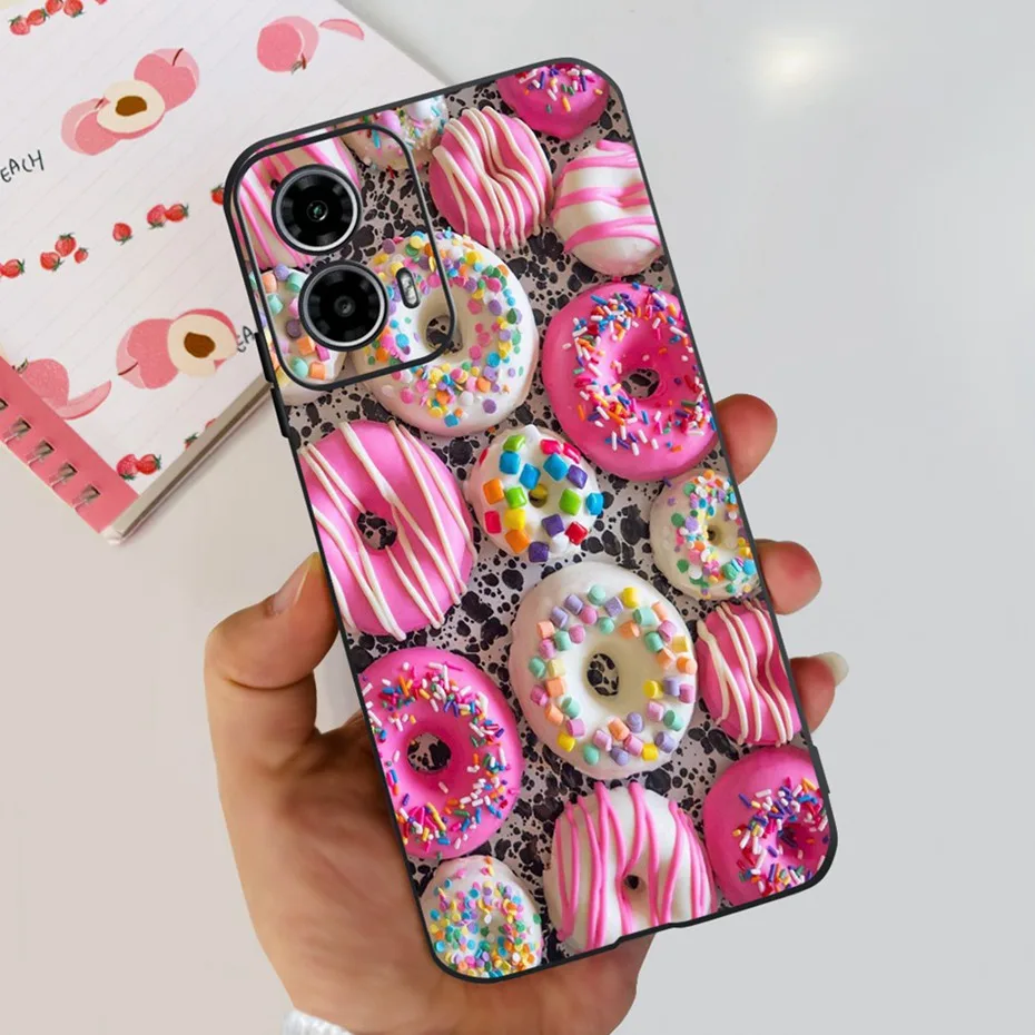 Cute Love Pattern Soft Silicone Phone Case - Stylish & Durable Back Cover