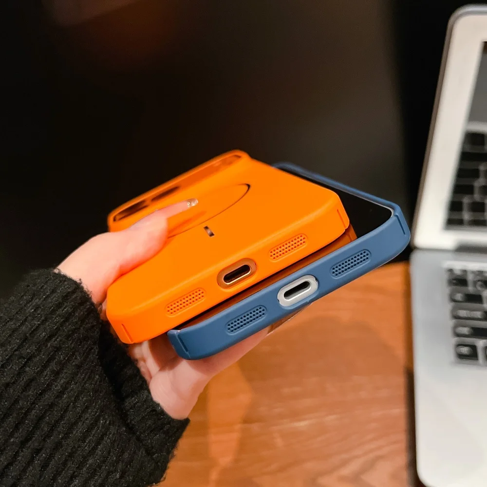 Slim Magnetic Phone Case with All-Inclusive Lens Protection