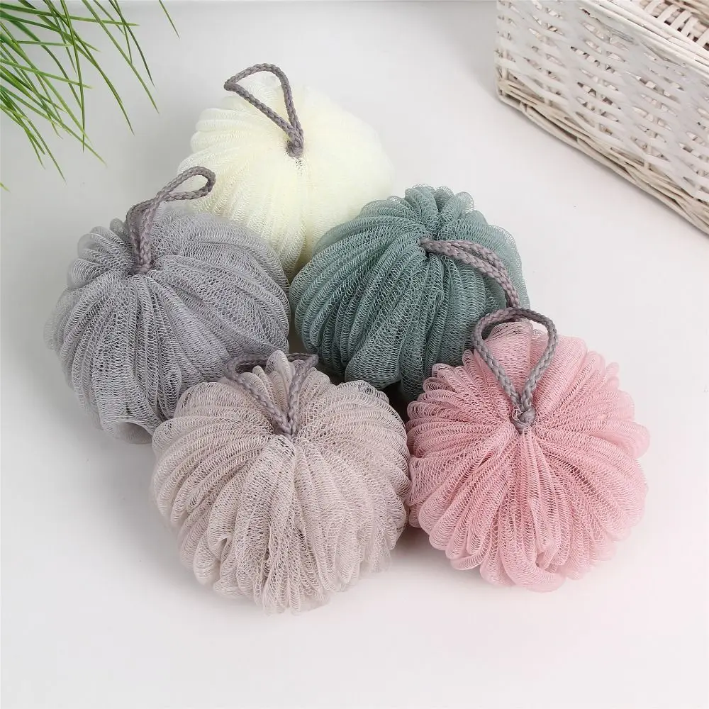 Soft Lantern Bath Ball Durable Foaming Rich Exfoliating Cleaning Tool Undispersed Multifunction Bath Sponge Women