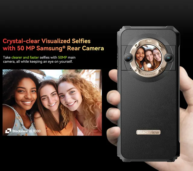 World Premiere] Blackview BL9000 5G Rugged Smartphone 6.78 2.4K FHD+  12+12GB 512GB Mobile Phone 50MP 8800mAh 120W Dual Display - AliExpress