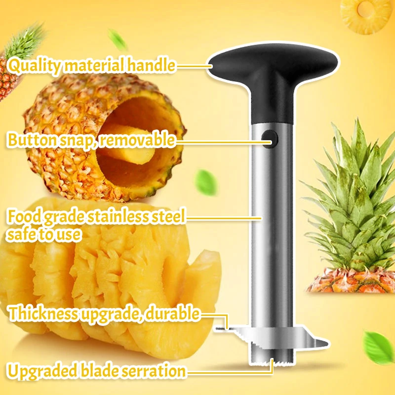 Outil Pour Les Fruits En Acier Inoxydable Trancheur Dananas, Pl